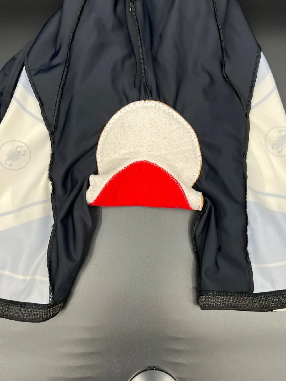 Vintage Castelli Techno Sportswear Cycling Bib Shorts XL Blue White Black Italy